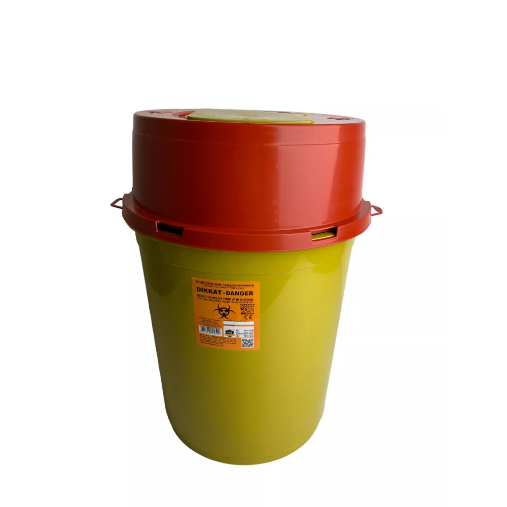 Контейнер для утилізації медичних відходів 30л (вторинна) Контейнер для утилізації медичних відходів 30л (вторинна)