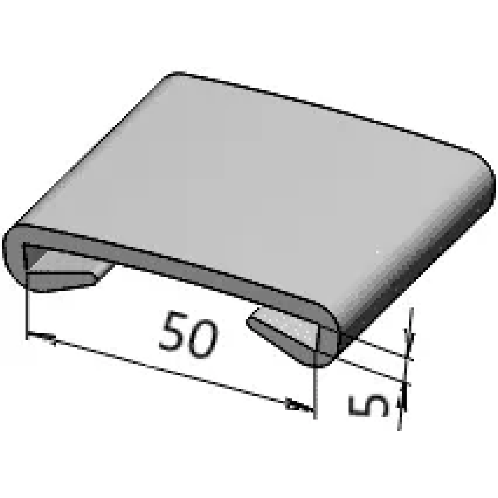 Поручень для перил (50*5) коричневый Поручень для перил (50*5) коричневый