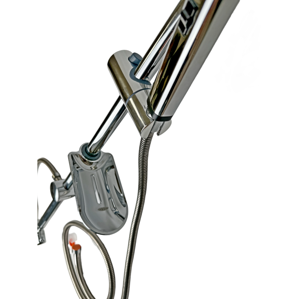 Душова система ISTANBUL ROBOT з верхнім душем на один режим та ручною лійкою на три режими Душова система ISTANBUL ROBOT з верхнім душем на один режим та ручною лійкою на три режими