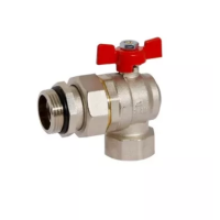 Кран-американка угловой шаровый 1/2"  BIANCHI