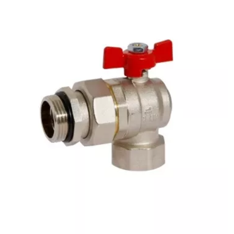 Кран-американка угловой шаровый 1/2"  BIANCHI