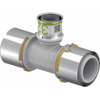 Прес-фітинги Uponor S-Press PLUS Трійник редукційний PPSU 75-32-75 Прес-фітинги Uponor S-Press PLUS Трійник редукційний PPSU 75-32-75