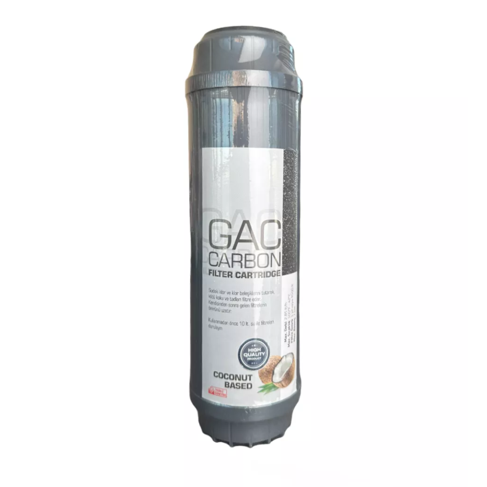 Картридж (активированный кокосовый уголь) GAC UDF (убирает запахи) 10″ SX 10 mcr 45°C NSF Картридж (активированный кокосовый уголь) GAC UDF (убирает запахи) 10″ SX 10 mcr 45°C NSF