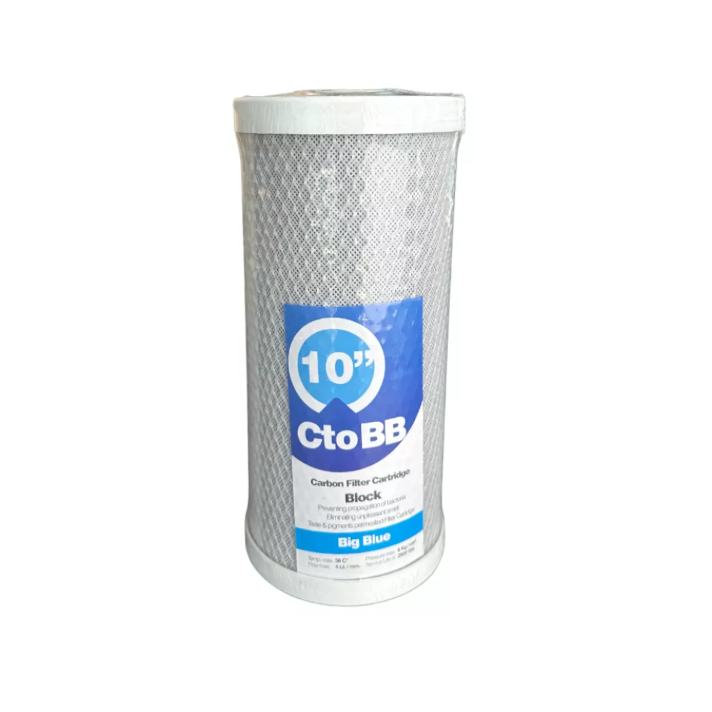 Картридж (на основе угля) Big Blue CTO (убирает запахи) 10″ SX 10 mcr 45°C NSF Картридж (на основе угля) Big Blue CTO (убирает запахи) 10″ SX 10 mcr 45°C NSF