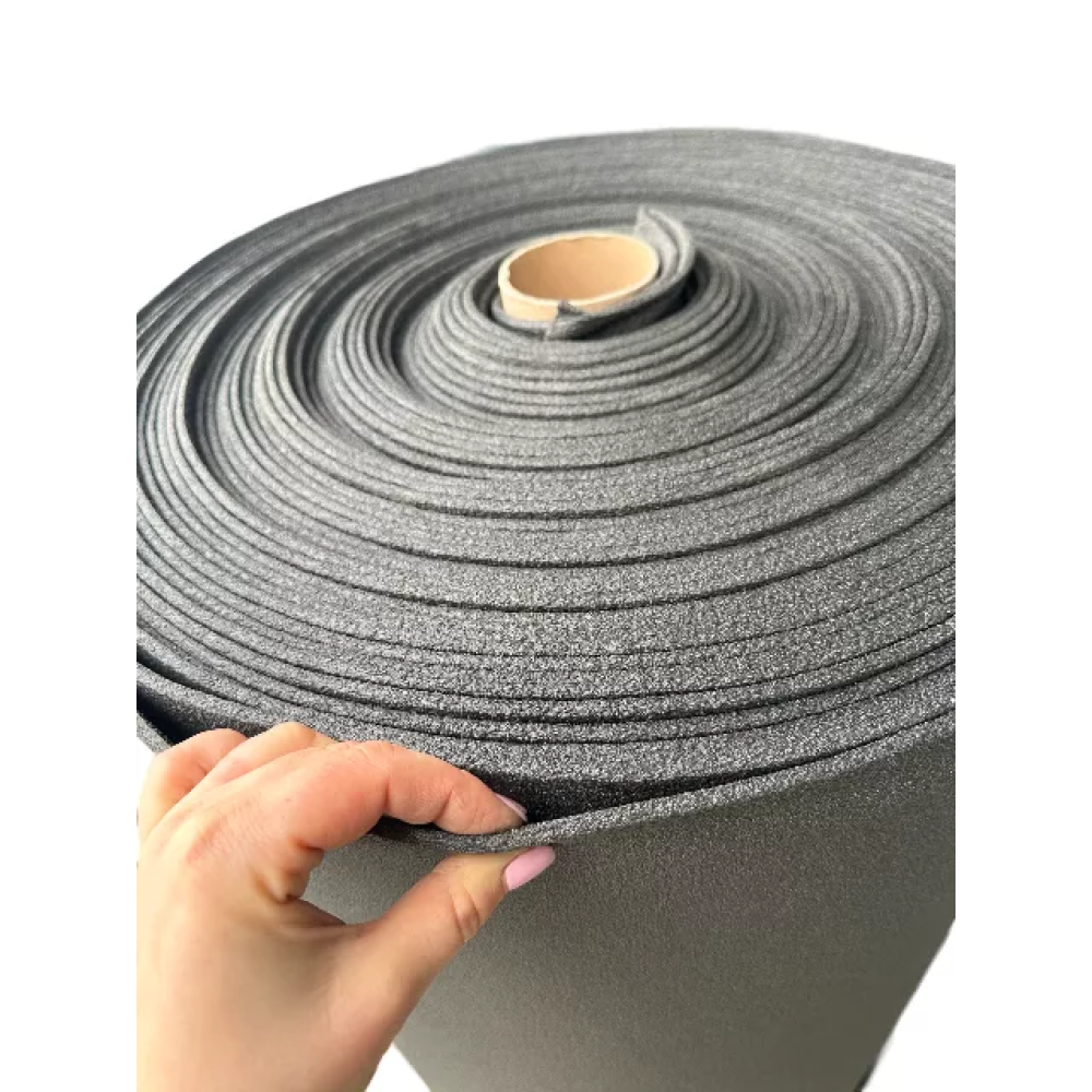 Полотно под стяжку из химически сшитого полиэтилена XPE SanstoreFoam 5мм (1,05х50м)  Полотно под стяжку из химически сшитого полиэтилена XPE SanstoreFoam 5мм (1,05х50м)