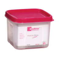 Plastic container with lid MODULAR 0.65l white Plastic container with lid MODULAR 0.65l white