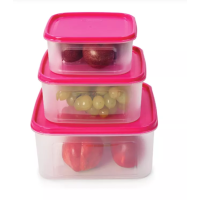 Набор пищевых контейнеров пластиковых с крышкой Modular на 0,9л, 1,6л и 2,8л Набор пищевых контейнеров пластиковых с крышкой Modular на 0,9л, 1,6л и 2,8л