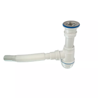 Сифон с гибкой трубой 65мм диаметром, 32мм труба