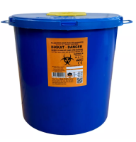 Контейнер для утилизации медицинских отходов 10л (синий)