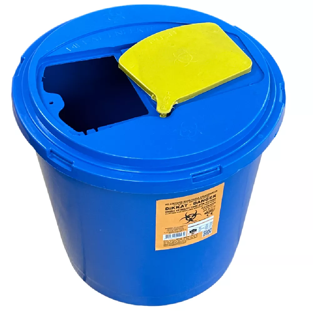 Контейнер для утилизации медицинских отходов 25л (синий) Контейнер для утилизации медицинских отходов 25л (синий)