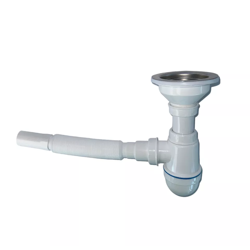 Сифон с гибкой трубой 115мм диаметром, 32мм труба