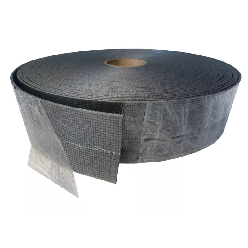 Лента уплотнительная из химически сшитого полиэтилена 90мм*3мм*30м, звукоизоляционная лента самоклеющаяся дихтунг