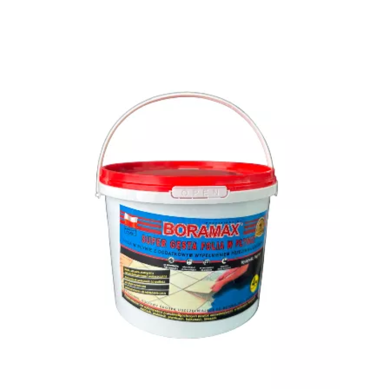 Гидроизоляция сверхгустая под керамическую плитку снаружи и внутри помещений Boramax, 4 кг.