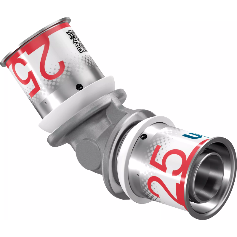 Колено Uponor S-Press PLUS 45° латунное 25-25