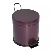 4501.1825 Мусорное ведро с педалью 3л, диаметр 21см, цвет фиолетовый 4501.1825 Мусорное ведро с педалью 3л, диаметр 21см, цвет фиолетовый