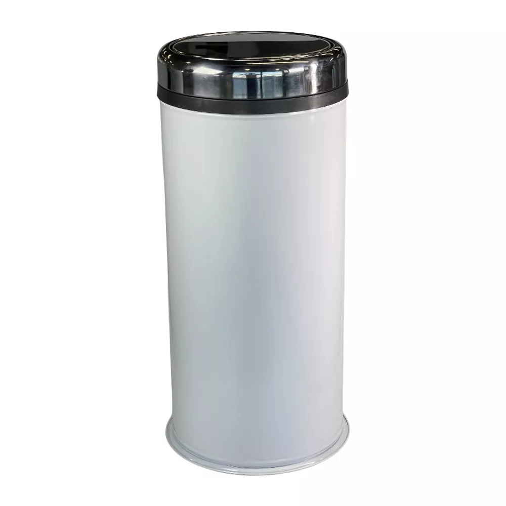 4513.27 Відро для сміття з поворотною кришкою 27л, колір білий