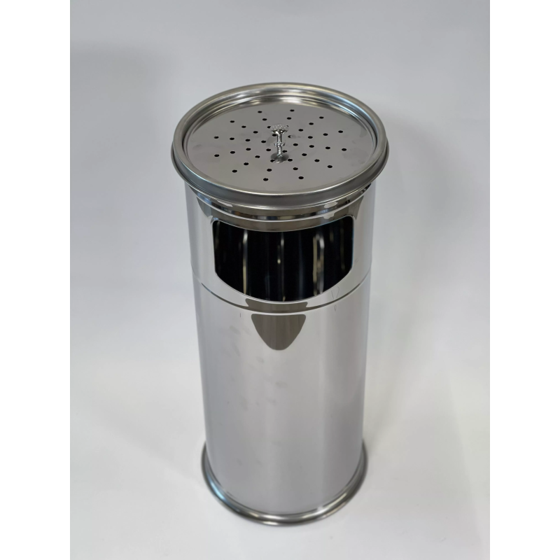 Попільниця з решіткою на підлогу з нерж.сталі, діаметр 25 см