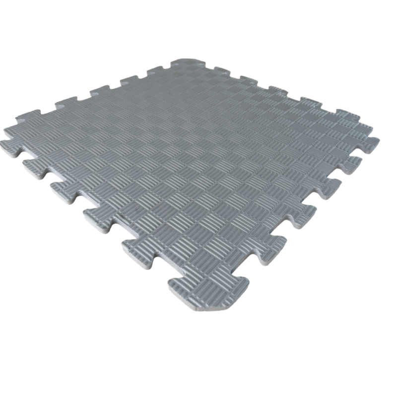 Коврик пазл EVA 50*50см толщина 10мм серый, мягкий теплый пол в детский 50*50см, 10мм