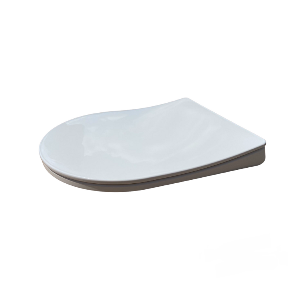 Крышка для унитаза из термопласта Short Inci 0342, Туалетное сиденье овальной формы с функцией быстрого снятия Крышка для унитаза из термопласта Short Inci 0342, Туалетное сиденье овальной формы с функцией быстрого снятия