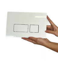 0042 Клавіша змиву для інсталяціїї White 3/6 LT, прямокутна