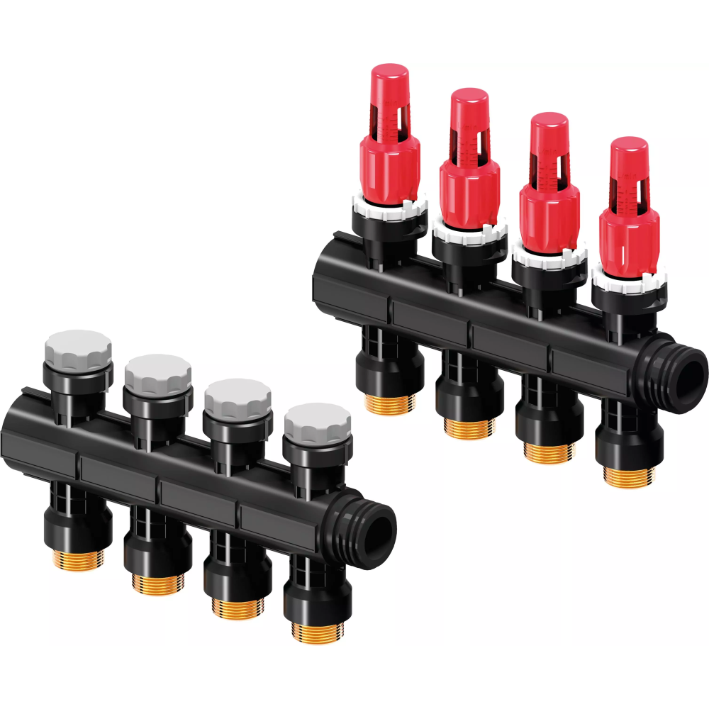 Модульный пласт. коллектор Uponor Vario PLUS FM 4X 3/4 Euro