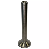 Попільниця-труба циліндрична з нерж.сталі, діаметр 110 мм, висота 83 см