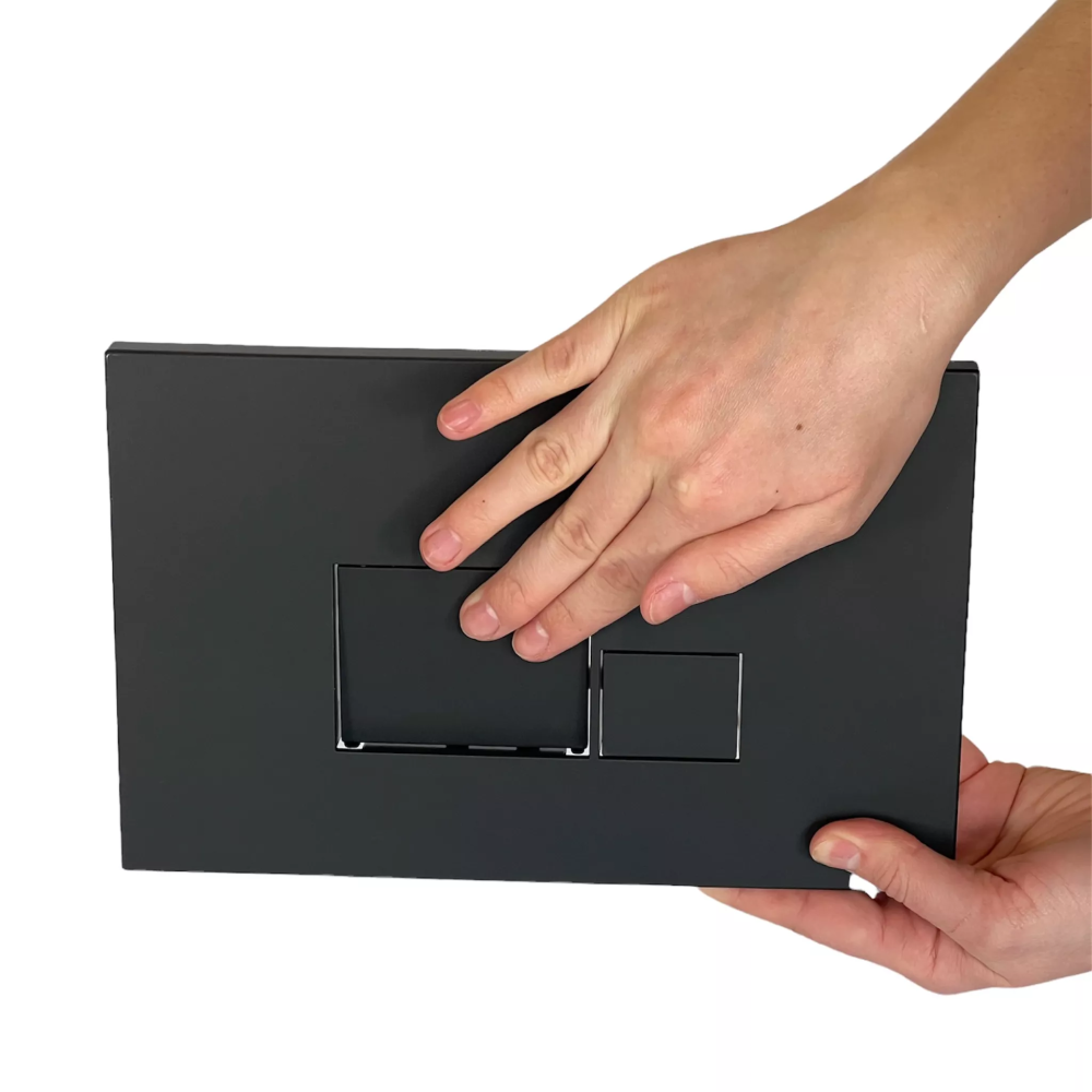 0074 Клавиша смыва для установки Black 3/6 LT, квадрат 3D 0074 Клавиша смыва для установки Black 3/6 LT, квадрат 3D