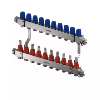 Стальной коллектор Uponor Vario C FM 10x3/4 Euro Стальной коллектор Uponor Vario C FM 10x3/4 Euro