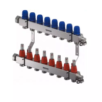 Стальной коллектор Uponor Vario C FM 8x3/4 Euro Стальной коллектор Uponor Vario C FM 8x3/4 Euro