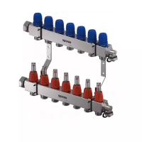 Стальной коллектор Uponor Vario C FM 7x3/4 Euro Стальной коллектор Uponor Vario C FM 7x3/4 Euro