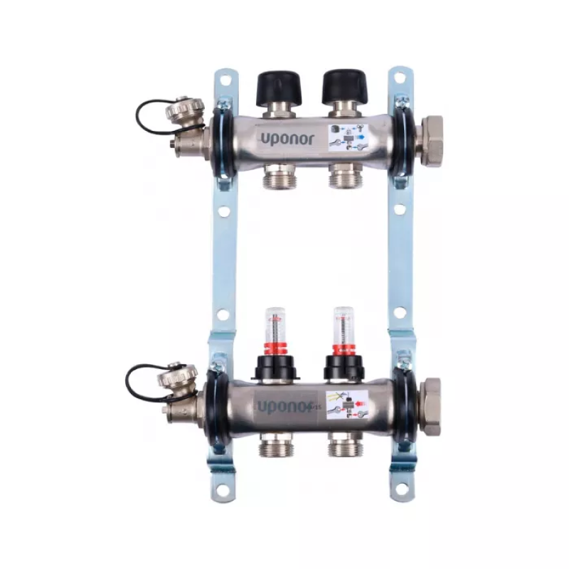Стальной коллектор Uponor Vario S FM 2x3/4 Euro
