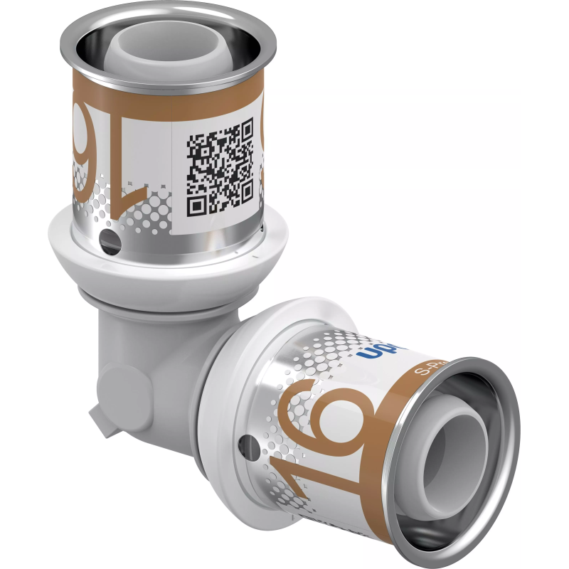 Пресс-фитинги Uponor S-Press PLUS Колено 90° PPSU 16-16