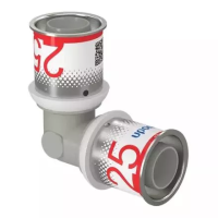 Прес-фітинги Uponor S-Press PLUS Коліно 90° PPSU 25-25 Прес-фітинги Uponor S-Press PLUS Коліно 90° PPSU 25-25