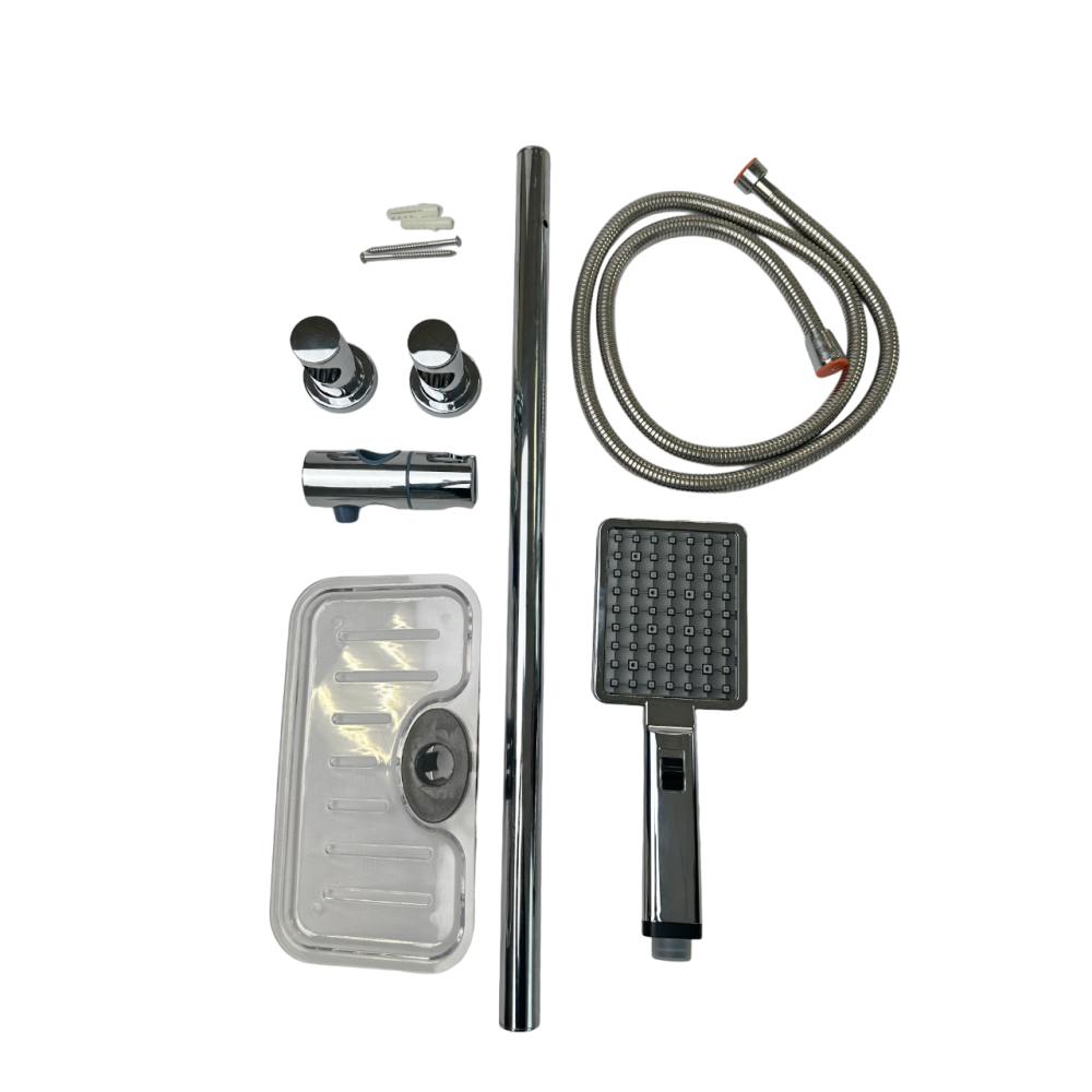 Душевая стойка LONDRA SLIDING с ручной воронкой на два режима Душевая стойка LONDRA SLIDING с ручной воронкой на два режима