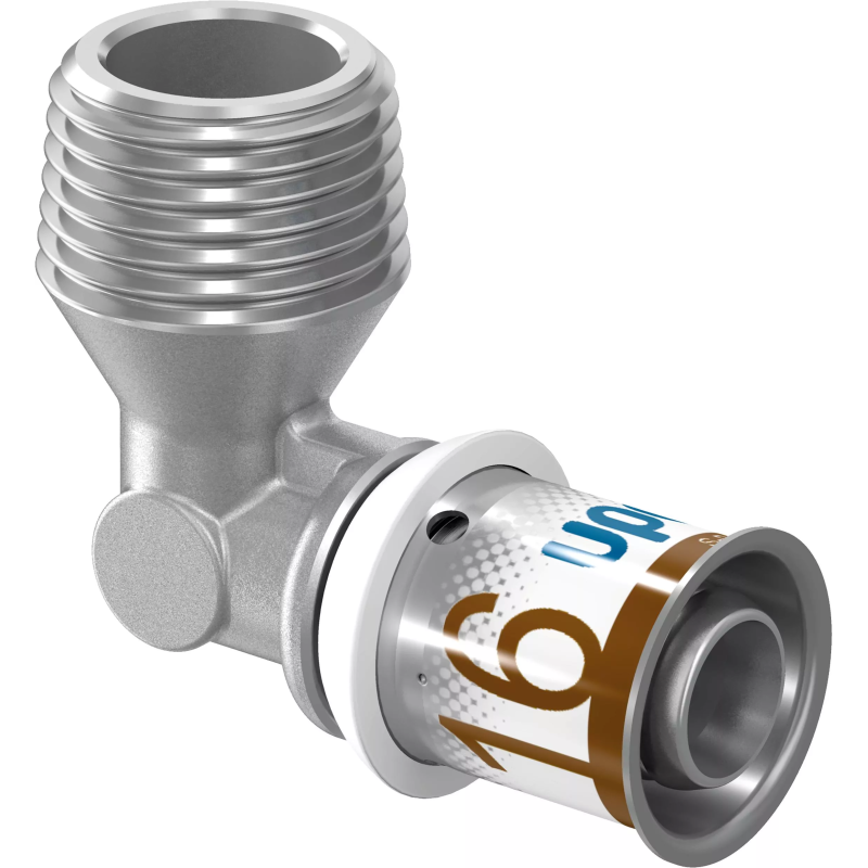 Колено внеш. резьба Uponor S-Press PLUS 16-R1/2"MT