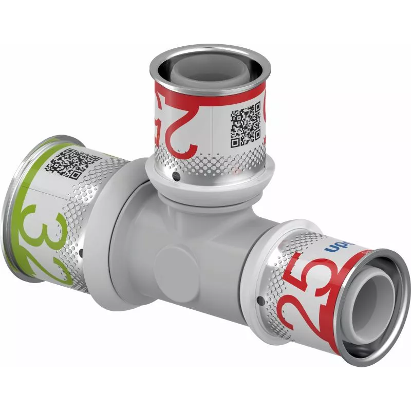 Пресс-фитинги Uponor S-Press PLUS Тройник редукционный PPSU 32-25-25