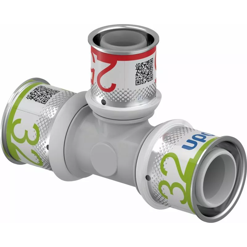Пресс-фитинги Uponor S-Press PLUS Редукционный тройник PPSU 32-25-32
