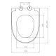 Туалетное сиденье с микролифтом из дюропласта Style 0408, Сиденье для унитаза с антибактериальным покрытием Туалетное сиденье с микролифтом из дюропласта Style 0408, Сиденье для унитаза с антибактериальным покрытием