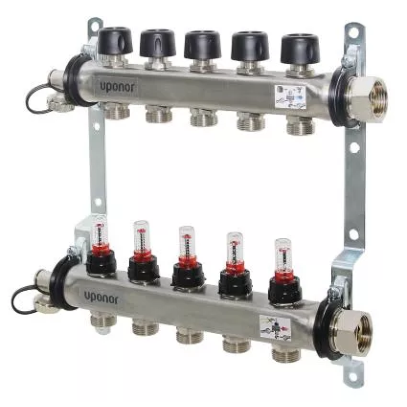Стальной коллектор Uponor Vario S FM 16x3/4 Euro