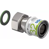 Union with union nut Uponor S-Press PLUS 32-G1"SN Union with union nut Uponor S-Press PLUS 32-G1"SN