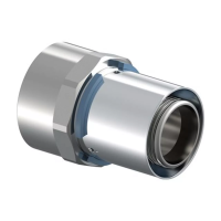 Uponor S-Press PLUS press fittings, female thread 40-Rp1 1/4"BP Uponor S-Press PLUS press fittings, female thread 40-Rp1 1/4"BP