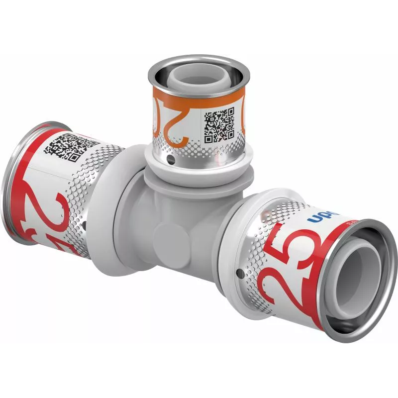 Пресс-фитинги Uponor S-Press PLUS Тройник редукционный PPSU 25-20-25