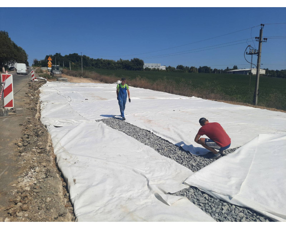Major repairs of the highway in Khmelnytskyi