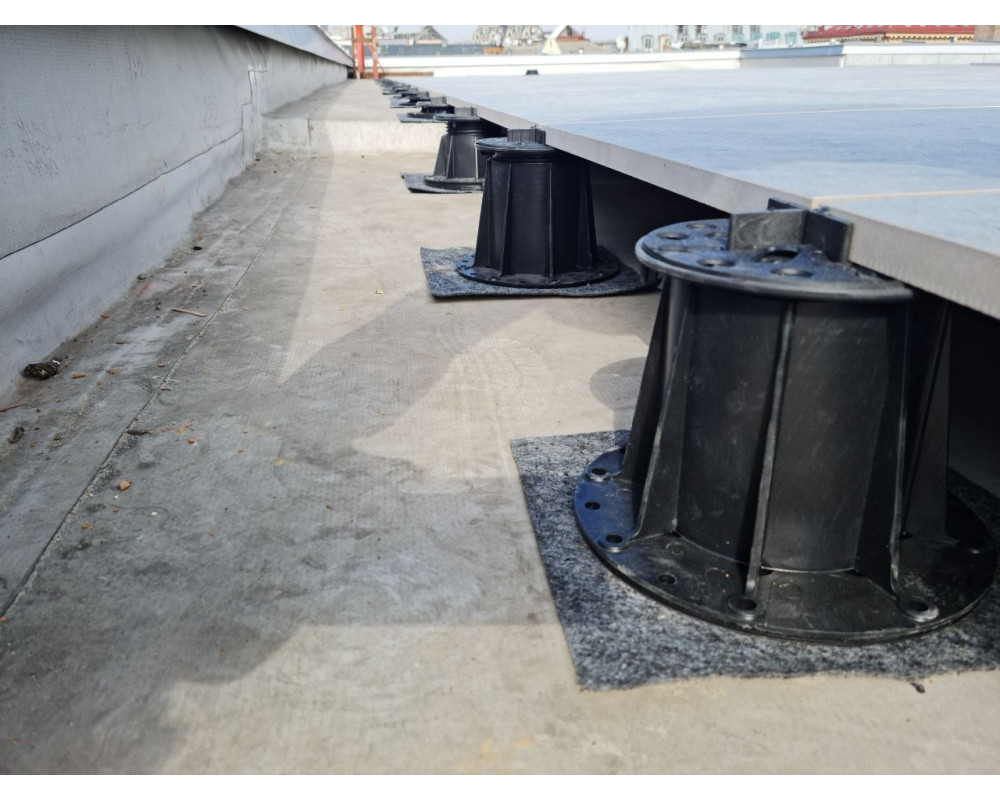 Operated terrace on PVC roof in Kyiv