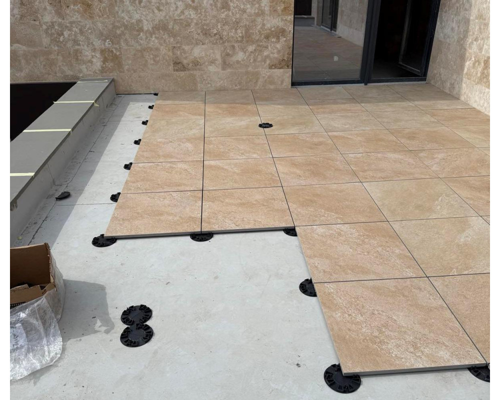 Terrace on PVC roof
