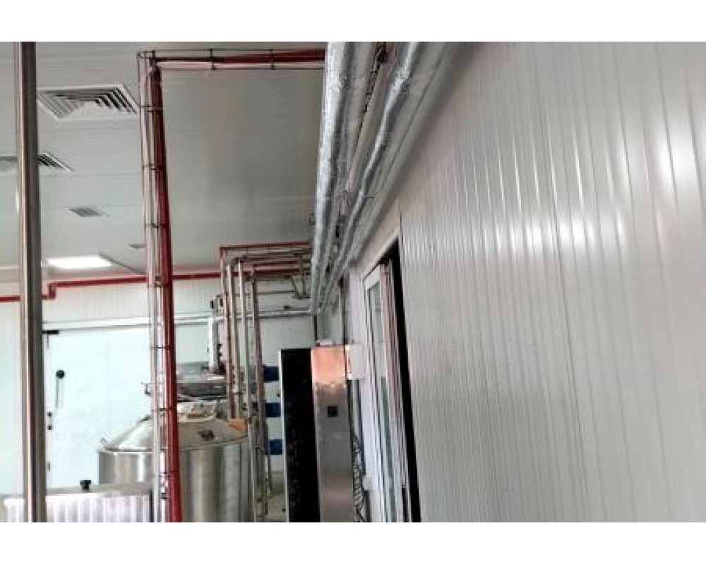 Использование каучуковая теплоизоляция  в системе охлаждения для изоляции чиллера