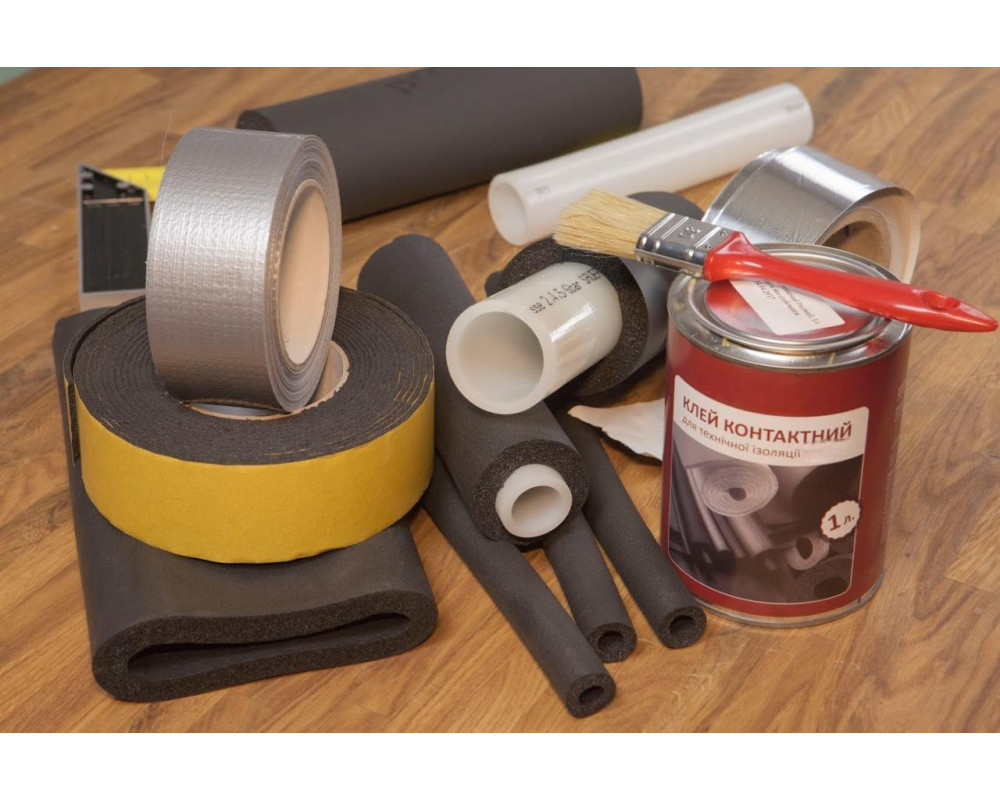 Правильное использование клея при монтаже каучуковой изоляции