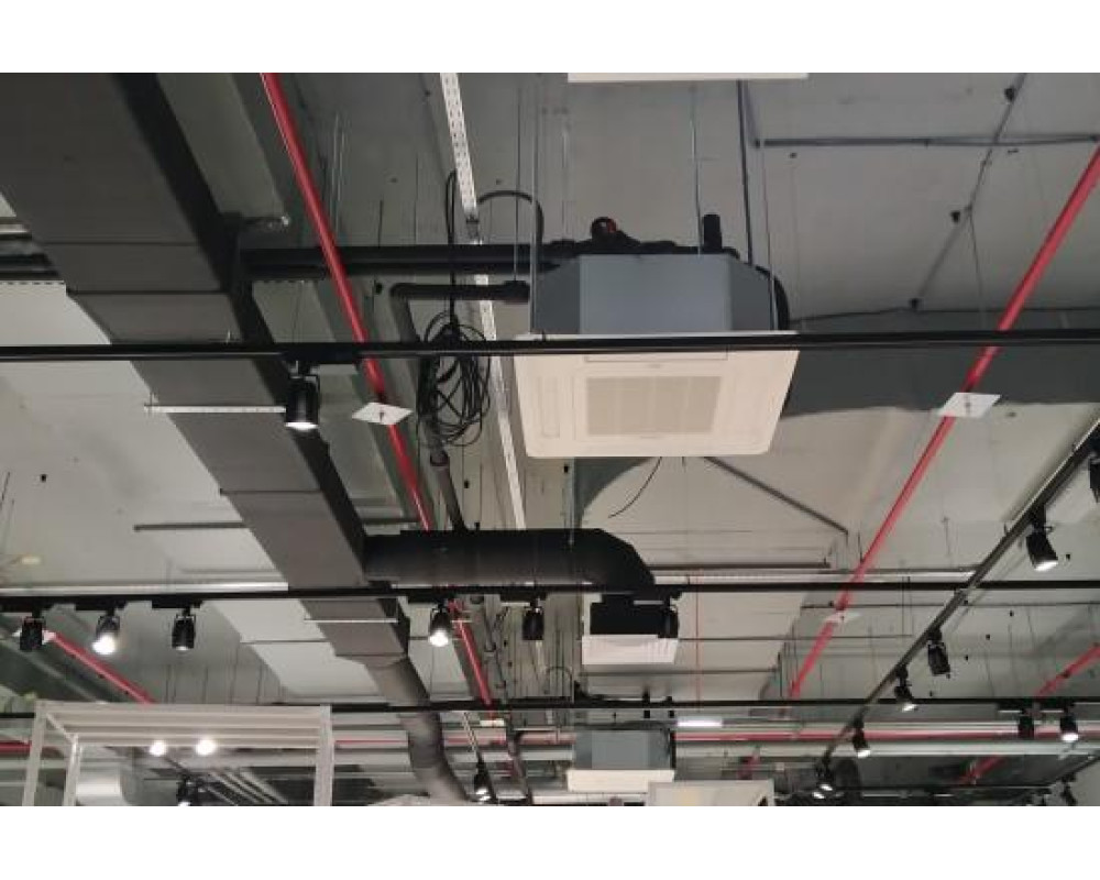 Использование вспененного каучука в системе вентиляции  для повышения энергоэффективности и комфорта в магазине Puma