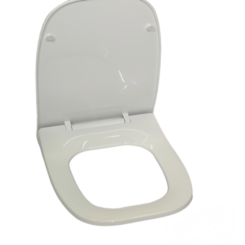 Сиденье с крышкой для унитаза из термопласта Fiesta Soft 0341, Прочное туалетное сиденье с микролифтом