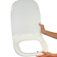 Сидіння з кришкою для унітазу з термопласту Fiesta Soft 0341, Міцне туалетне сидіння з мікроліфтом Сидіння з кришкою для унітазу з термопласту Fiesta Soft 0341, Міцне туалетне сидіння з мікроліфтом